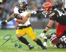 Autographed JAYLEN WARREN 8x10 Pittsburgh Steelers Photo