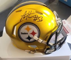 Autographed ALEX HIGHSMITH Pittsburgh Steelers Mini Helmet JSA