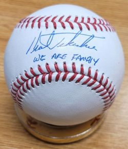 Autographed KENT TEKULVE  "We are Family" Official Major League Baseball