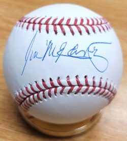 Autographed WILL MCENANEY  Rawlings Official Major League Baseball