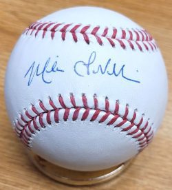 Autographed MIKE LAVALLIERE Official  Major League Baseball