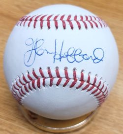 Autographed GLENN HUBBARD Official Major League Baseball