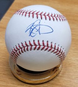 Autographed BUD NORRIS Official  Major League Baseball