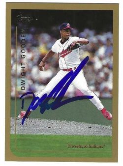 AUTOGRAPHED DOC GOODEN Cleveland Indians 1999 Topps Card