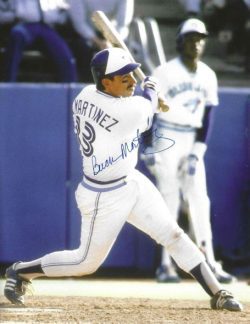 AUTOGRAPHED BUCK MARTINEZ  8X10 Toronto Blue Jays Photo