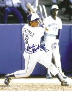 AUTOGRAPHED BUCK MARTINEZ  8X10 Toronto Blue Jays Photo