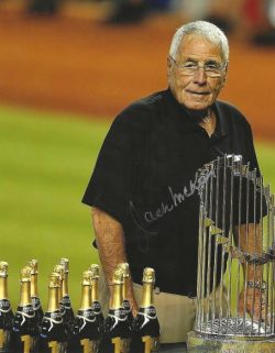 AUTOGRAPHED JACK MCKEON 8X10 Florida Marlins Photo