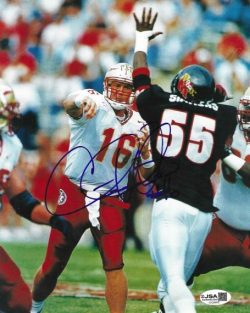 Autographed CHRIS WEINKE 8X10 Florida State University Photo JSA