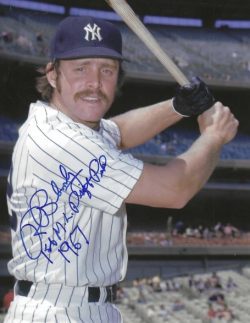 AUTOGRAPHED  RON BLOMBERG "1st ML Draft Pick 1967" 8X10 New York Yankees Photo