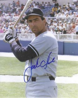 AUTOGRAPHED JACK CLARK 8x10 New York Yankees Photo