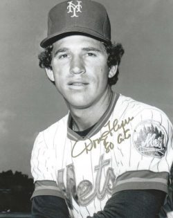 AUTOGRAPHED DOUG FLYNN "80 GG " 8x10 New York Mets Photo