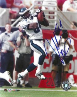 Autographed FREDDIE MITCHELL 8X10 Philadelphia Eagles Photo
