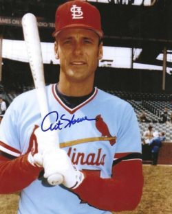AUTOGRAPHED ART HOWE 8X10 St. Louis Cardinals Photo