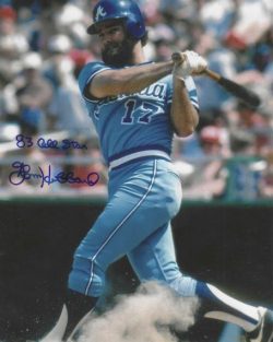 AUTOGRAPHED GLENN HUBBARD "83 All Star" 8X10 Atlanta Braves photo