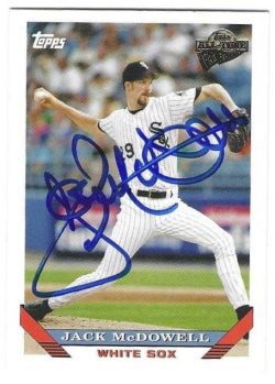 Autographed JACK MCDOWELL Chicago White Sox 2004 Topps All Time Fan Favorites Card