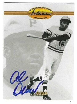 Autographed AL OLIVER Pittsburgh Pirates 1993 Ted Williams Card Company Card