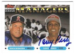 Autographed TONY PEREZ Cincinnati Reds 1993 Topps Card