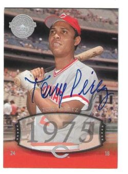 Autographed TONY PEREZ Cincinnati Reds 2004 Upper Deck Legends Timeless Teams Card