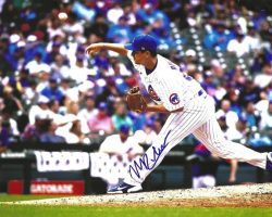 AUTOGRAPHED MICHAEL RUCKER 8x10 Chicago Cubs Photo