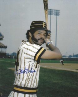 Autographed BOBBY TOLAN 8X10 Pittsburgh Pirates Photo