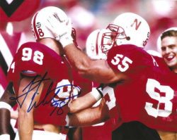 Autographed GRANT WISTROM 8x10 Nebraska Cornhuskers Photo