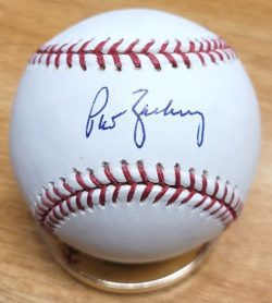 Autographed PAT ZACHRY Offical Major League Baseball