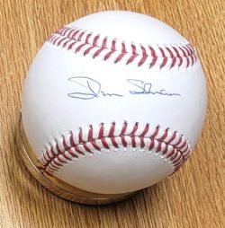 Autographed DON SHAW Offical Major League Baseball
