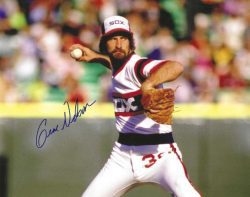AUTOGRAPHED GENE NELSON 8X10 Chicago White Sox photo