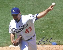 AUTOGRAPHED LUIS AVILAN 8x10 Los Angeles Dodgers photo