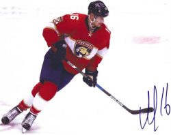 Autographed ALEKSANDER BARKOV 8X10 Florida Panthers Photo