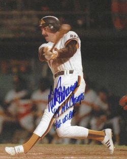 AUTOGRAPHED KURT BEVACQUA "84 NL Champs" 8x10 San Diego Padres photo
