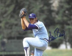 Autographed STEVE BUSBY 8X10 Kansas City Royals Photo