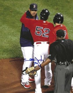 AUTOGRAPHED CARLOS FEBLES 8X10 Boston Red Sox photo