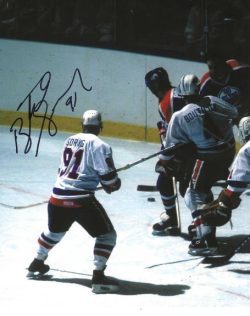 Autographed BUTCH GORING 8x10 New York Islanders Photo