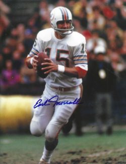 Autographed EARL MORRALL 8x10 Miami Dolphins photo