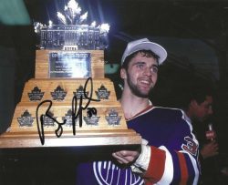 Autographed BILL RANFORD 8x10 EDMONTON OILERS Photo