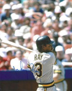 AUTOGRAPHED JOHNNY RAY 8x10 Pittsburgh Pirates photo