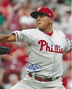 AUTOGRAPHED RANGER SUAREZ 8X10 Philadelphia Phillies Photo