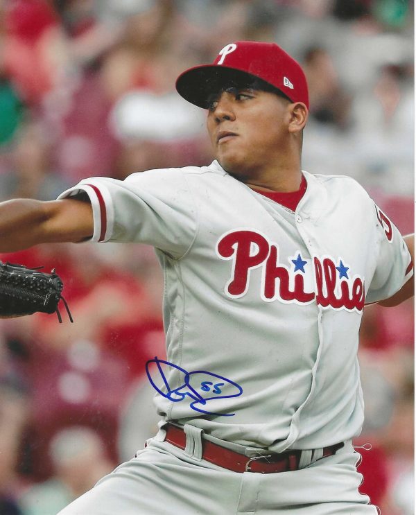 AUTOGRAPHED RANGER SUAREZ 8X10 Philadelphia Phillies Photo