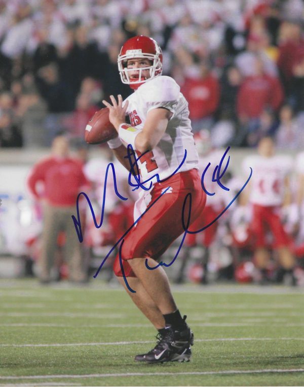 Autographed MIKE TEEL Rutgers Scarlet Knights 8x10 Photo