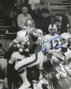 Autographed Billy Van Heusen 8X10 Denver Broncos Photo