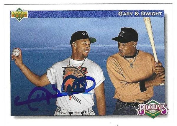 Autographed GARY SHEFFIELD Milwaukee Brewers 1992 Upper Deck Card