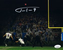 Autographed Justin Turner 8X10 Baltimore Ravens Photo JSA COA