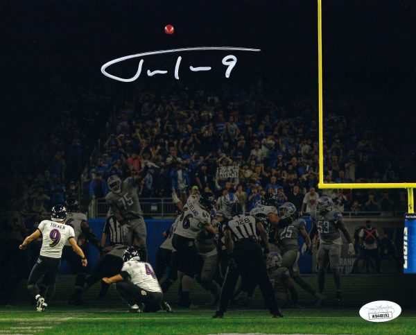 Autographed Justin Turner 8X10 Baltimore Ravens Photo JSA COA