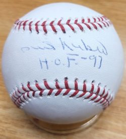 Autographed PHIL NIEKRO "HOF 97" Official Major League Baseball Tristar
