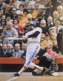 Autographed FRANK ROBINSON 11x14 Baltimore Orioles photo JSA