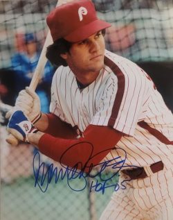 AUTOGRAPHED RYNE SANDBERG "HOF 05" 11x14 Philadelphia Phillies photo