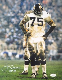 Autographed Joe Greene "HOF 87" Pittsburgh Steelers 11x14 Photo with JSA COA