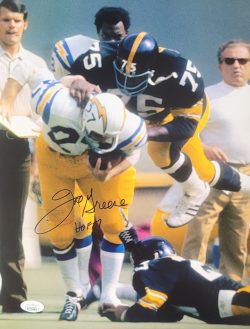 Autographed Joe Greene Pittsburgh Steelers 11x14 Photo with JSA COA