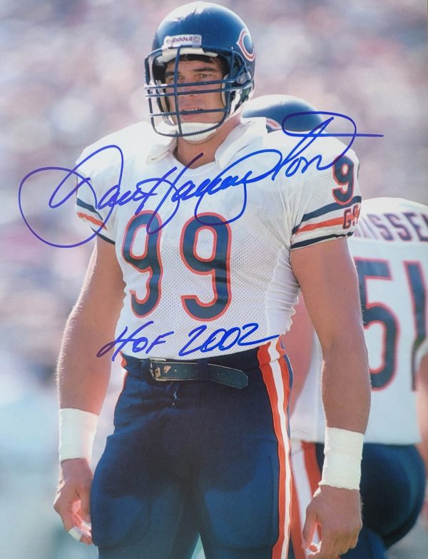 Autographed Dan Hampton 11x14 Chicago Bears Photo with COA